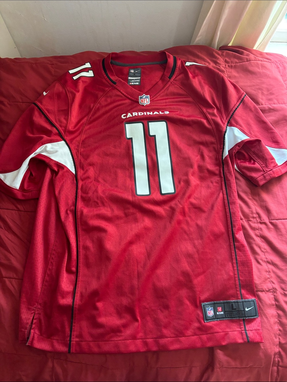 Nike Red Arizona Cardinals #11 Men's Football Jersey